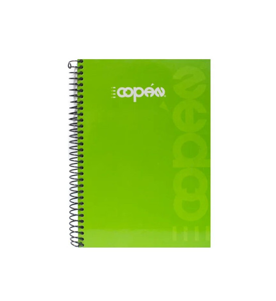 Libreta Espiral Tapa Dura, Tam. 5.75" x 8", 1 Materia, 96 hojas (192 pág.), Hojas Rayadas, Colores Básicos Surtidos